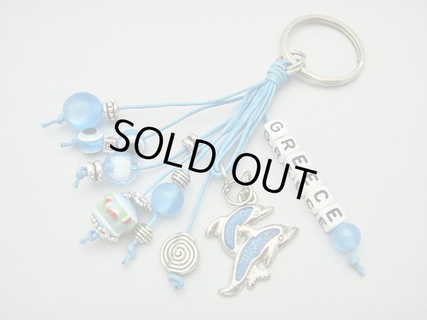 画像1: 【ＳＯＬＤ　ＯＵＴ　ありがとうございました！】（ギリシャアクセサリー）イーブルアイ・イルカ・渦巻き模様・メアンドロスキーチェーン