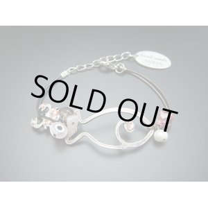 画像: 【ＳＯＬＤ　ＯＵＴ　ありがとうございました！】（ギリシャアクセサリー）スワロフスキー・お魚ブレスレット（ピンク）Ｂ