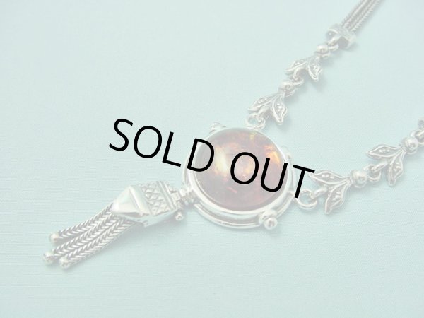 画像1: 【ＳＯＬＤ　ＯＵＴ　ありがとうございました！】（ギリシャ）ビザンチン風・琥珀のネックレス