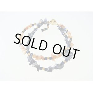 画像: 【ＳＯＬＤ　ＯＵＴ　ありがとうございました！】（ギリシャ）アイオライト・カーネリアンブレスレット