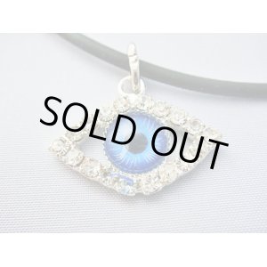 画像: 【ＳＯＬＤ　ＯＵＴ　ありがとうございました！】（ギリシャアクセサリー）ラインストーン・イーブルアイ（ナザールボンジュウ）ネックレス