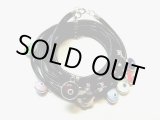 画像: 【ＳＯＬＤ　ＯＵＴ　ありがとうございました！】イーブルアイチャームズブレスレット・黒