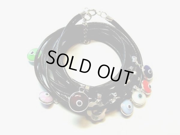 画像1: 【ＳＯＬＤ　ＯＵＴ　ありがとうございました！】イーブルアイチャームズブレスレット・黒