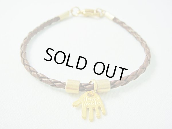 画像1: 【ＳＯＬＤ　ＯＵＴ　ありがとうございました！】【定価2400円】（イスラエル）ハムサレザーブレスレット（茶色）