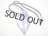 画像: 【ＳＯＬＤ　ＯＵＴ　ありがとうございました！】（ギリシャ）ムラノ（ベネチアン）ガラス・ティアードロップネックレス（青色シルバー）