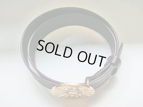 画像2: 【ＳＯＬＤ　ＯＵＴ　ありがとうございました！】≪バレンタイン（*^_^*）半額！セール≫【ゆうパック】（ギリシャ雑貨）ヴェルギナの太陽（ベルギナスター）ブロンズバックル付きベルト『贈り物にぴったりな専用の巾着袋付き！』 【定価９８００円】