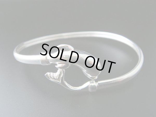 画像1: 【ＳＯＬＤ　ＯＵＴ　ありがとうございました！】（ギリシャアクセサリー）シルバー・ドルフィンカフブレスレット