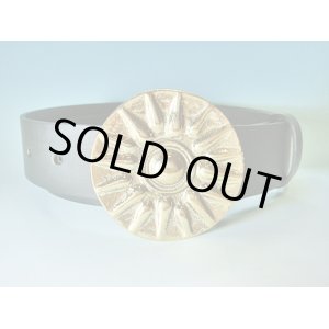 画像: 【ＳＯＬＤ　ＯＵＴ　ありがとうございました！】≪バレンタイン（*^_^*）半額！セール≫【ゆうパック】（ギリシャ雑貨）ヴェルギナの太陽（ベルギナスター）ブロンズバックル付きベルト『贈り物にぴったりな専用の巾着袋付き！』 【定価９８００円】