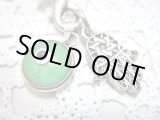 画像: 【ＳＯＬＤ　ＯＵＴ　ありがとうございました！】（イスラエル・トルコ）ハムサ・イーブルアイ携帯ストラップ（緑・シルバー）