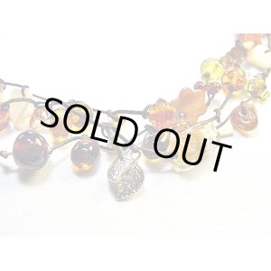 画像: 【ＳＯＬＤ　ＯＵＴ　ありがとうございました！】（トルコ）カラフルビーズネックレス（茶）