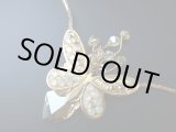 画像: 【ＳＯＬＤ　ＯＵＴ　ありがとうございました！】（ギリシャアクセサリー）スワロフスキークリスタル・バタフライネックレス（ゴールド）