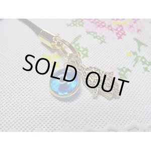 画像: 【ＳＯＬＤ　ＯＵＴ　ありがとうございました！】ハムサ・イーブルアイ携帯ストラップ（水色・ゴールド）