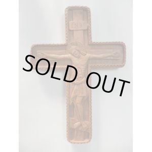 画像: 【ＳＯＬＤ　ＯＵＴ　ありがとうございました！】【送料無料】（ギリシャ雑貨）絵で描かれた聖書・イコン（十字架・クロス・大）【ギリシャ正教の聖地アトス山】