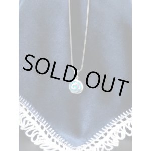 画像: 【ＳＯＬＤ　ＯＵＴ　ありがとうございました！】【お客様の声あり♪】【送料無料・ギフトＢＯＸ付き♪】（ギリシャアクセサリー）渦巻き模様・ターコイズ（トルコ石）シルバー９２５ネックレス