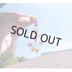 画像: 【ＳＯＬＤ　ＯＵＴ　ありがとうございました！】【お客様の声あり♪】☆８周年感謝セール！☆【送料無料・ギフトBOX付き♪】（ギリシャアクセサリー）シルバー９２５琥珀（アンバー）ロングピアス【ギリシャ神話】【定価８７００円】 