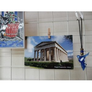 画像: 【ギリシャ神話】（ギリシャ雑貨）ギリシャの風景『ヘファイストス神殿』ポストカード（絵はがき）８枚セット